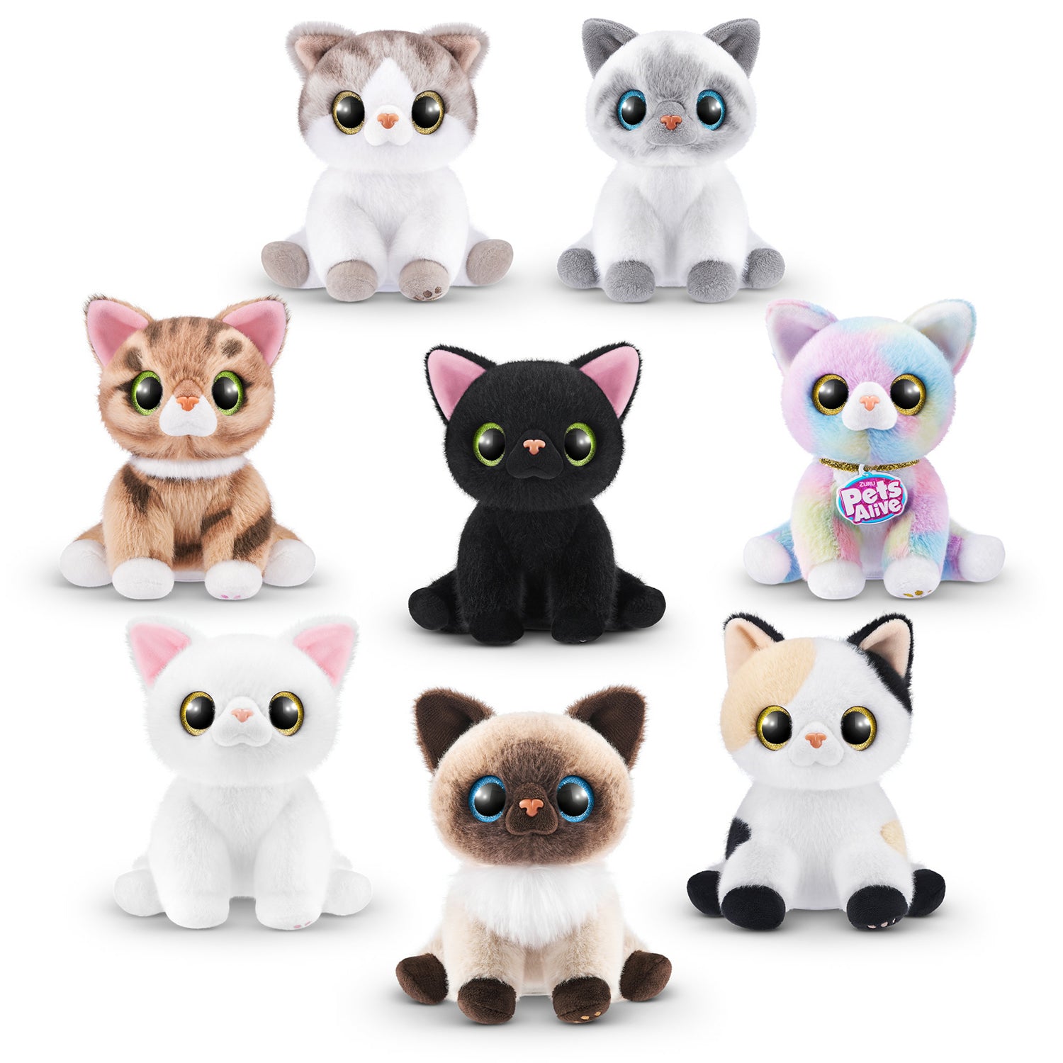 ZURU - Pets Alive Smitten Kittens - Gattini Interattivi con Suoni e Sorprese